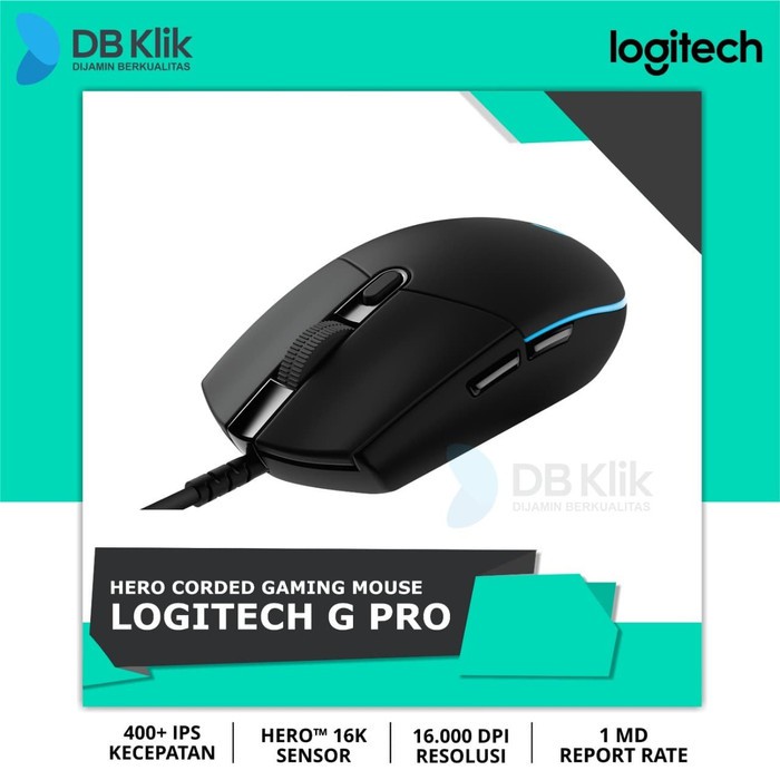 Logitech G PRO Hero Corded Gaming Mouse |