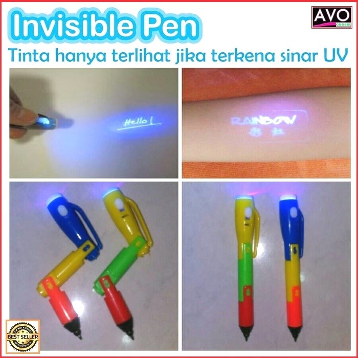 

PROMO Invisible Pen - pen rahasia - balpen contek - pulpen unik ajaib