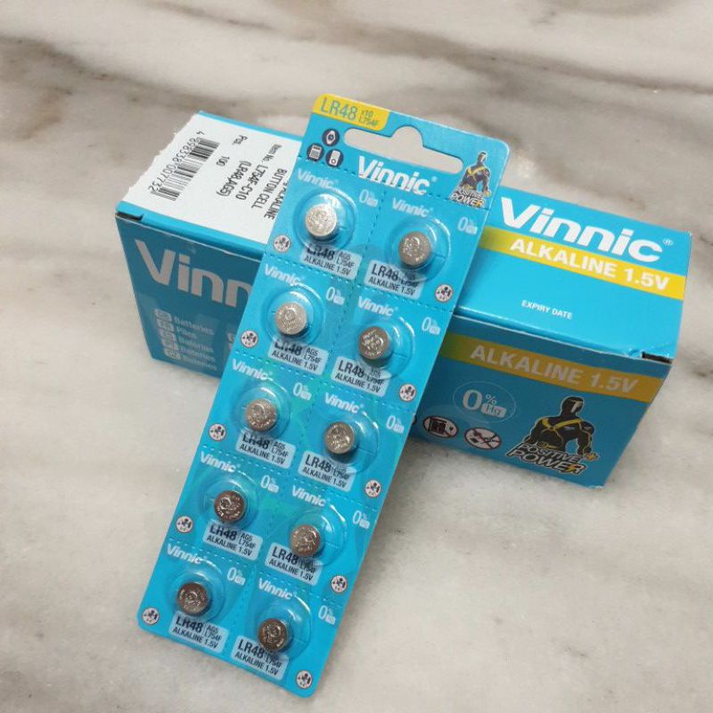 ORIGINAL VINNIC AG5 LR48 L754F HEARING AID ALAT DENGAR KWALITAS BAGUS BATERAI KANCING