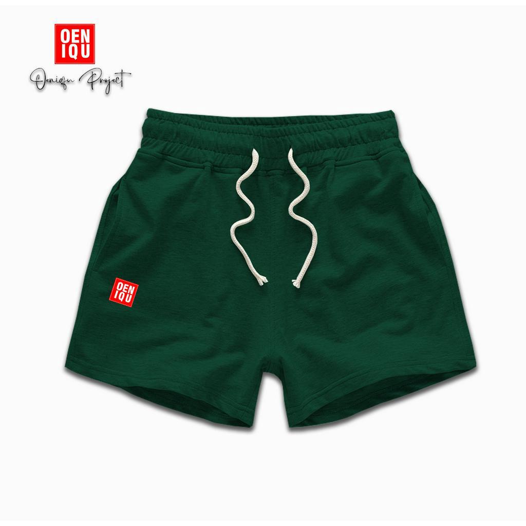 Celana pendek short pants pria - warna hijau botol