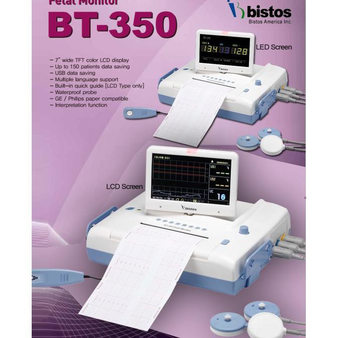 FETAL MONITOR BISTOS - GTC BISTOS BT 350 - CTG BISTOS