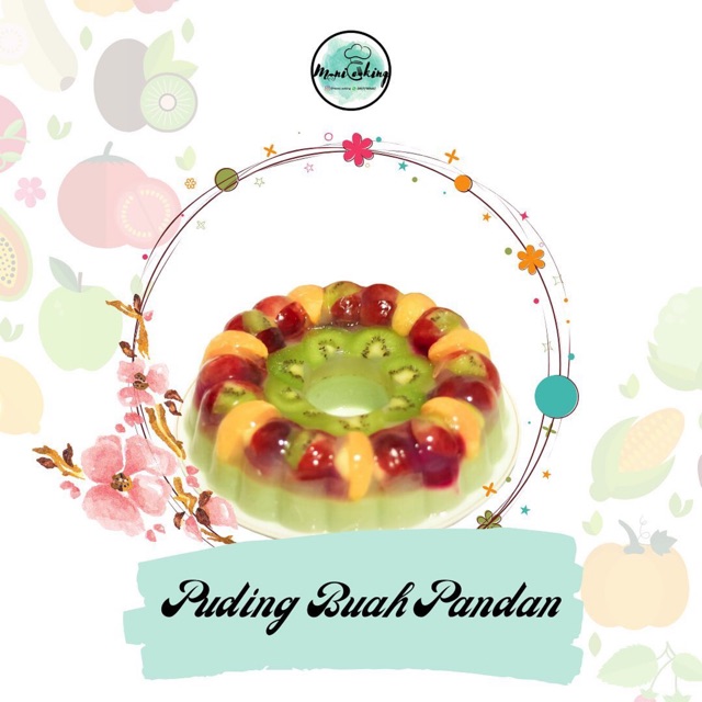 

PUDING BUAH PANDAN Uk. Mika Bulat (2500Ml)