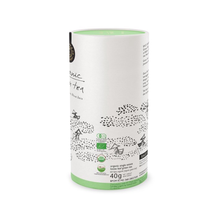 

Teh-Daun- East Java & Co Organic Green Tea - Loose Leaf 40G (Teh Hijau Organik) -Daun-Teh 800 Teh-