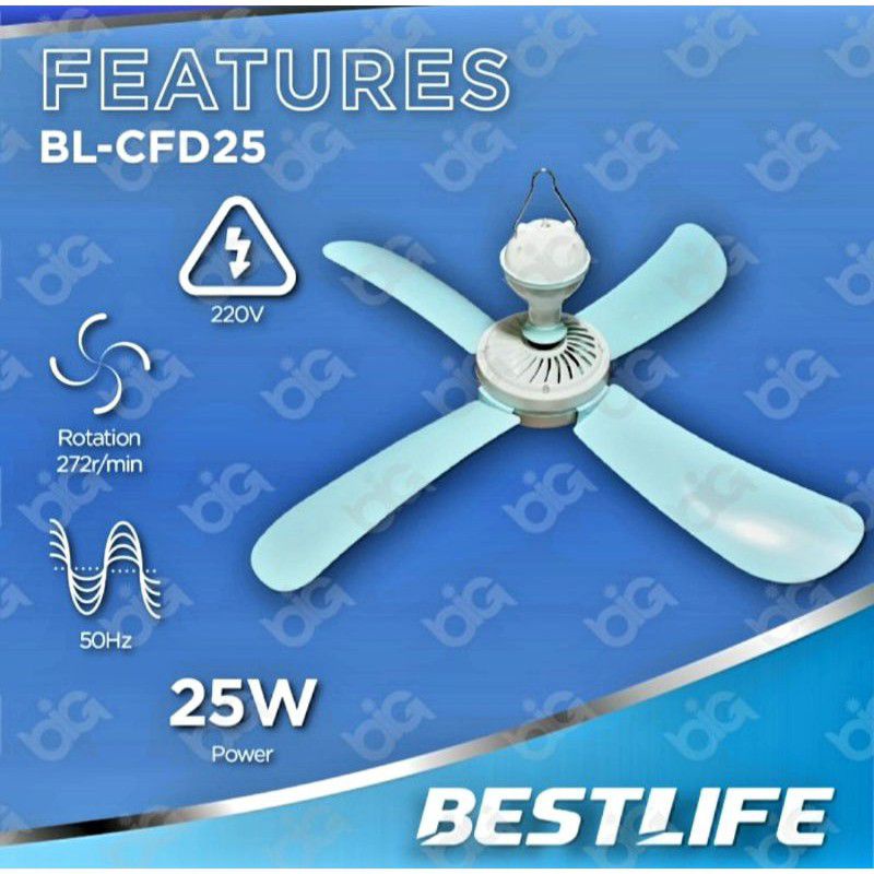 CEILING FAN 25 WATT BESTLIFE BL-CFD-25