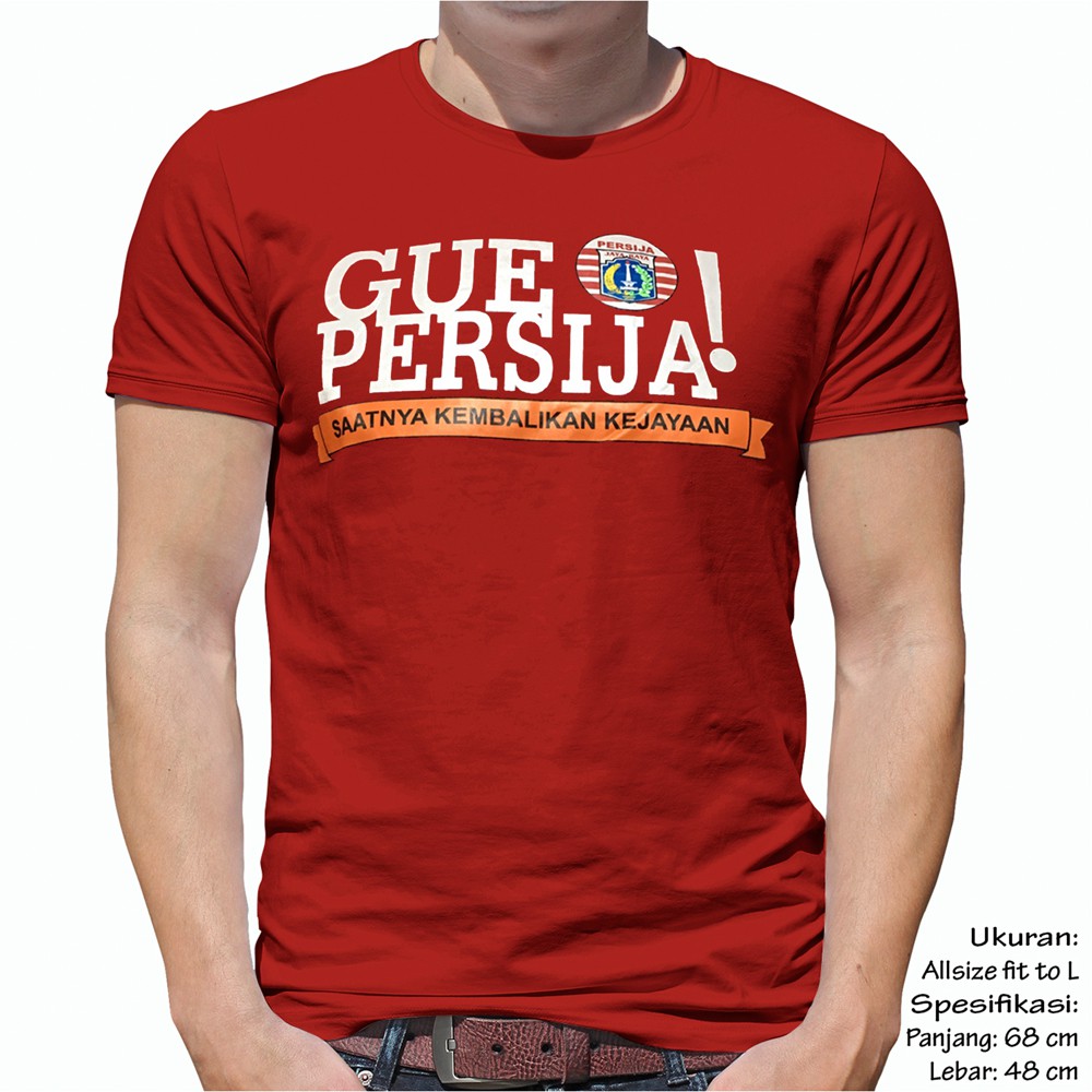 Kaos Bola Persija Jakarta The Jakmania Kaos Distro Bola Shopee