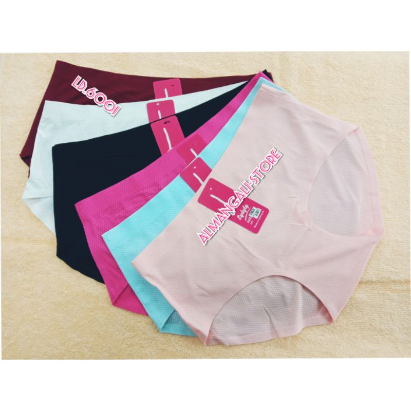 ((3pcs)) Celana Dalam Wanita Dewasa Pori-Pori | CD Lydyly Tanpa Jahit YY6001