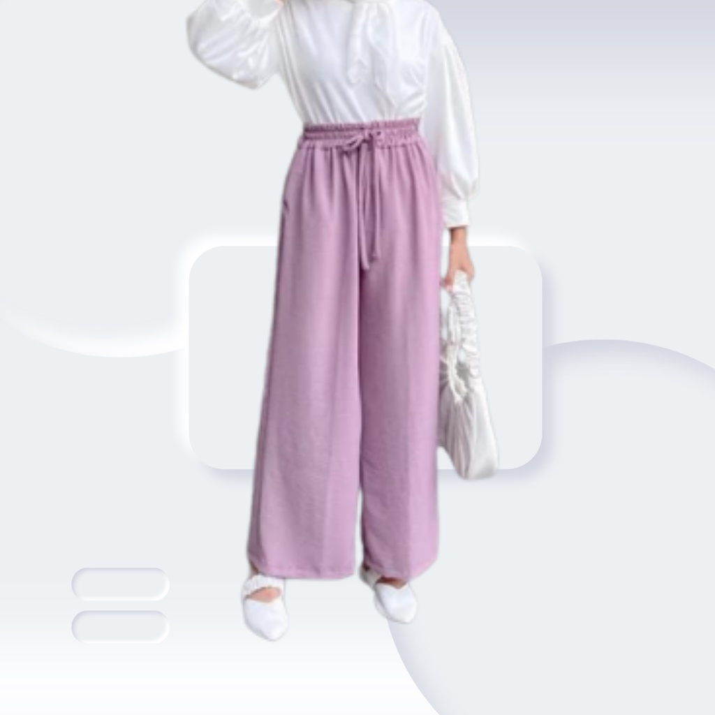 Kulot crinkle airflow highwaist /kulot crinkle airflow tebal /kulot crinkle airflow premium