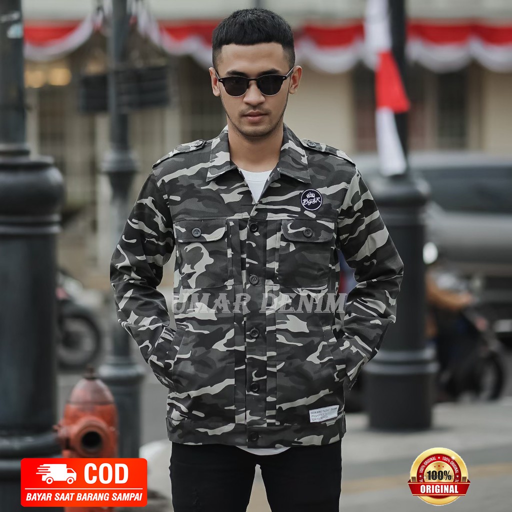 Jaket Pria Parka Loreng Premium Jaket Pria Terbaru