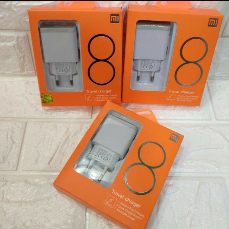 TC TRAVEL charger ADAPTER ori 100% xiaomi micro / type C Quallcomm 3.0 fast charging MI8 original SUPPORT ALL HP XIAOMI adaptor