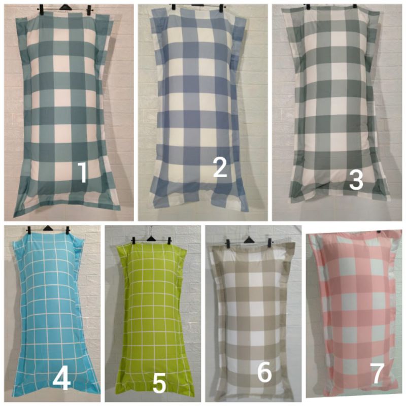 Sarung bantal cinta kotak besar aesthetic kotak emily