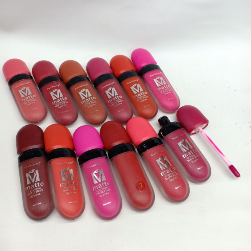 LIP GLOSS KISBEAUTY MATTE ITEM NO 7656A gepeng