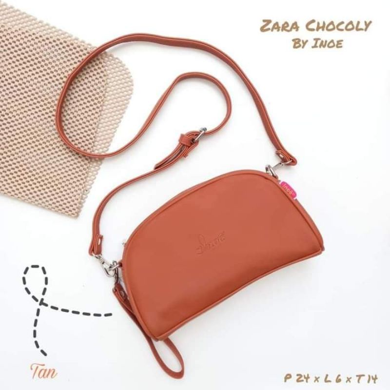Tas slempang zara chocoly inoe