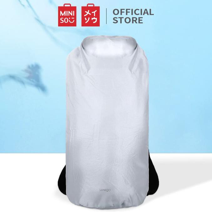 MINISO Minigo Tas Punggung Penyimpanan (Abu)