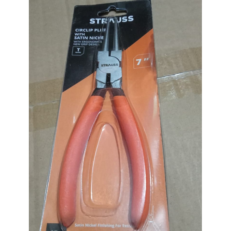 TANG SNAP RING STRAUS 7&quot; SN LURUS BUKA STRAUS/CIRCLIP PLIERS