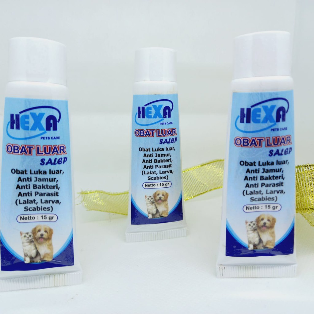 Hexa Luka Luar - Salep 15gr Untuk Kucing &amp; Anjing