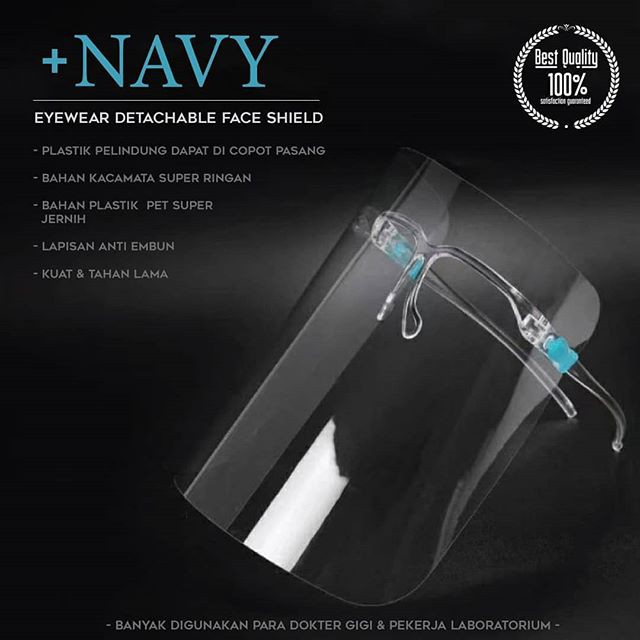 READY STOCK!!! Face Shield Kacamata Pelindung