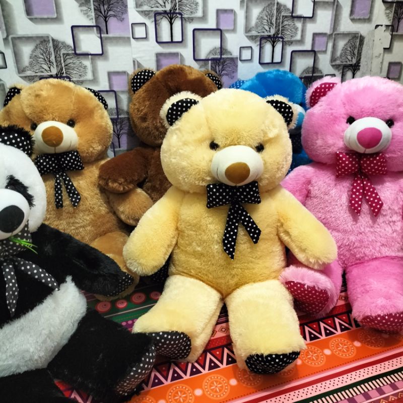 boneka beruang jumbo besar polos 100cm