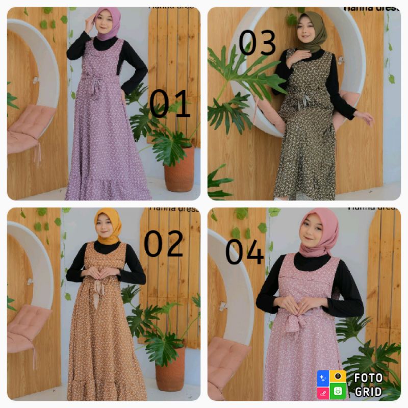 Hanna dress inner outer/dress inner rayon outer