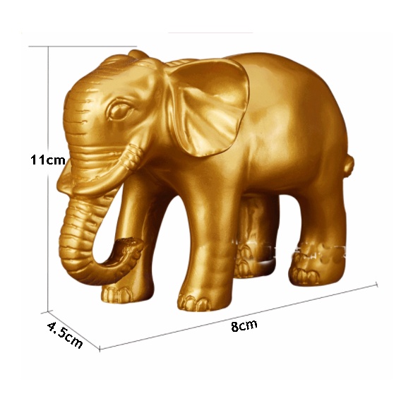 Patung Fengshui SepasangGajahkecil- Keberuntungan dan Rejeki Keturunan