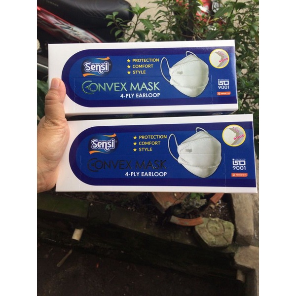 SENSI MASKER CONVEX MASKER EARLOOP SENSI ISI 20