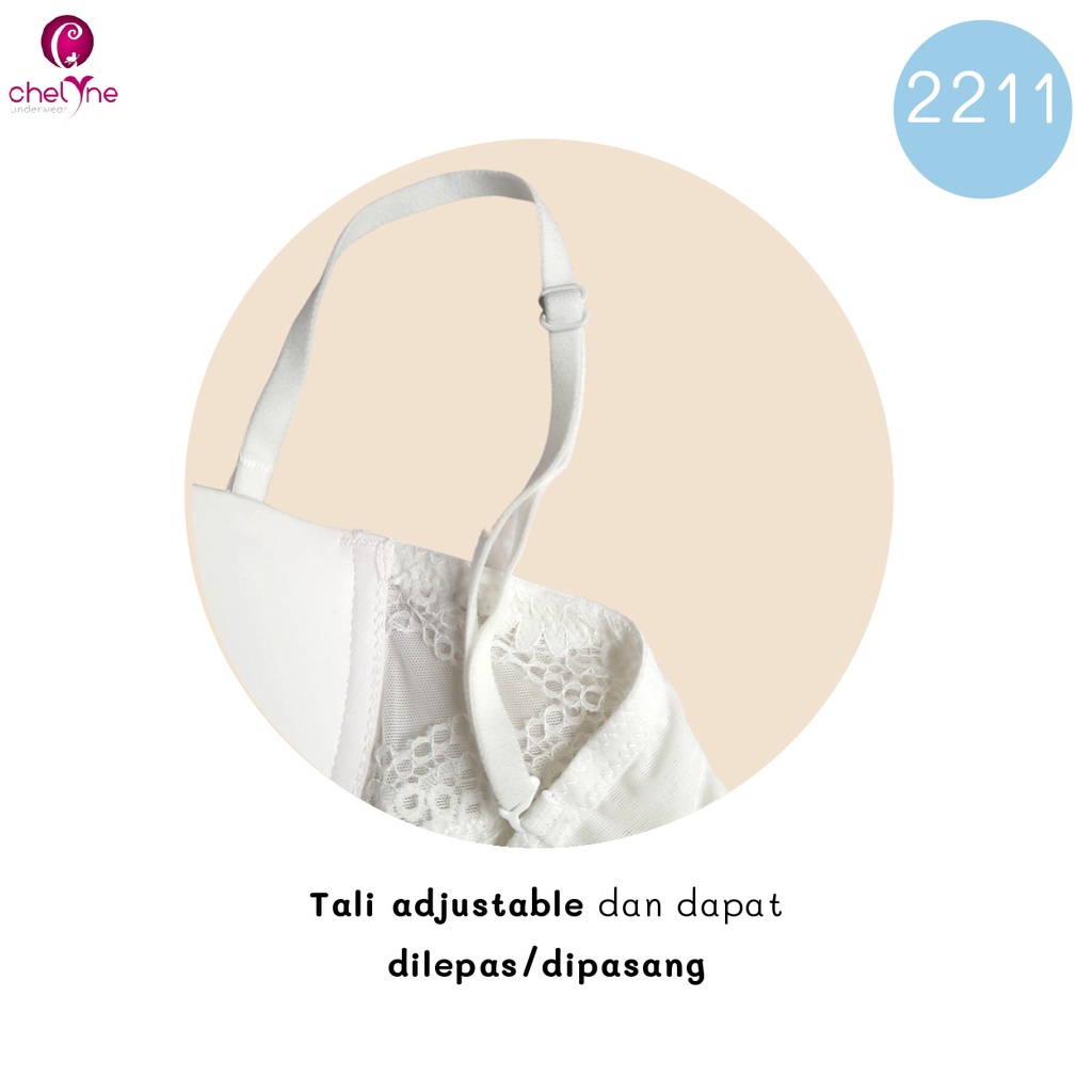 BH Chelyne Seamless Premium 2211 Push-Up Breathable T-Shirt Bra dengan NON-SLIP DESIGN