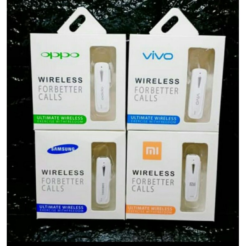 headset bluetooth samsung xiaomi oppo vivo bisa semua handphone android earphone handfree murah