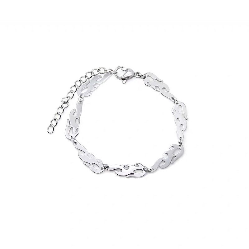 Flame Bracelet Simple Tide Personality Street Hip-hop Wild