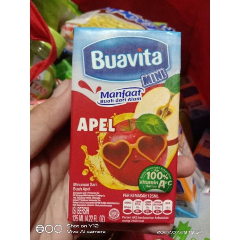 Buavita mini 125 ml orange apel