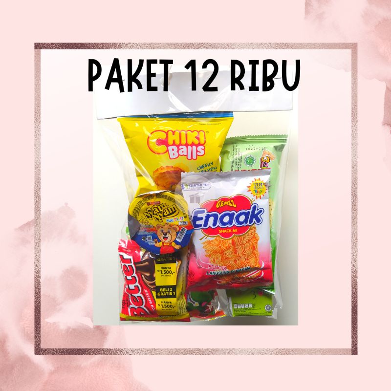 

Bingkisan snack ulang tahun/syukuran/dll