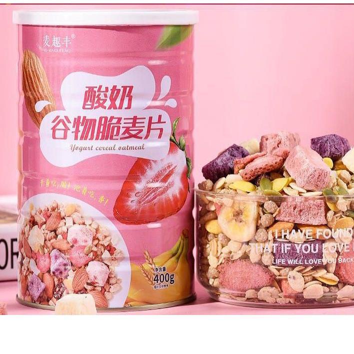 

COD✔️[COD] Oatmeal suannai yogurt mix fruit cemilan china IMPORT 麦片 麦趣风 麦片 CEREAL maiqufeng|RA3