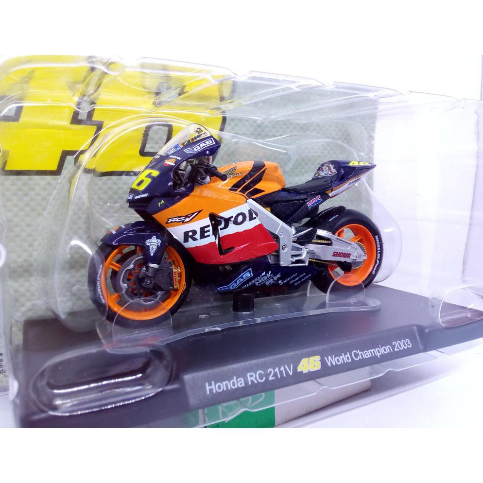Top List Diecast Leo Models  Motogp Honda Rc 211V Valentino World Champion 2003 Harga Terjangkau