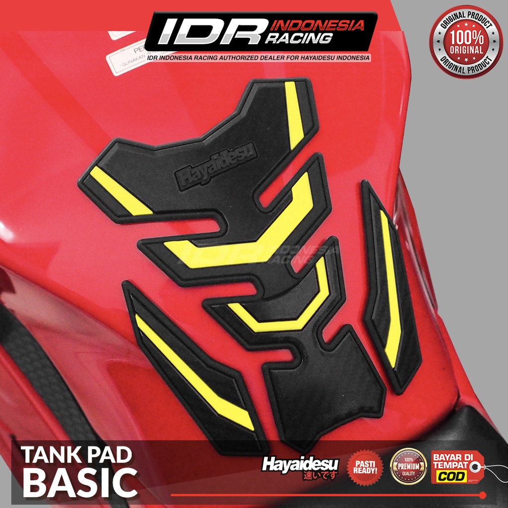 Hayaidesu Universal Tank Pad Aksesoris Decal Variasi Carbon Pelindung Tanki Motor