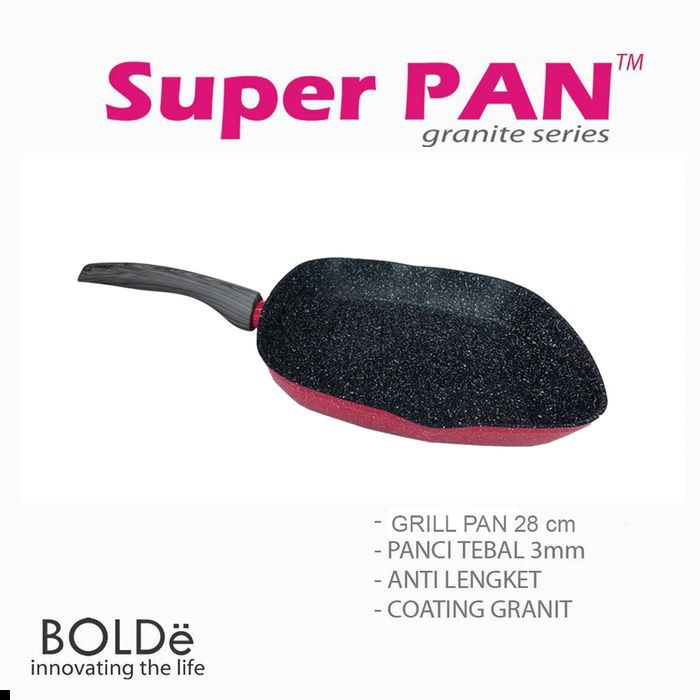 SUPER PAN GRILL 28 BLACK PINK