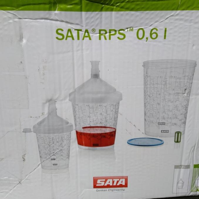 {{{{}}] Tabung Spray Gun HVLP SATA RPS Cup 0.55ltr