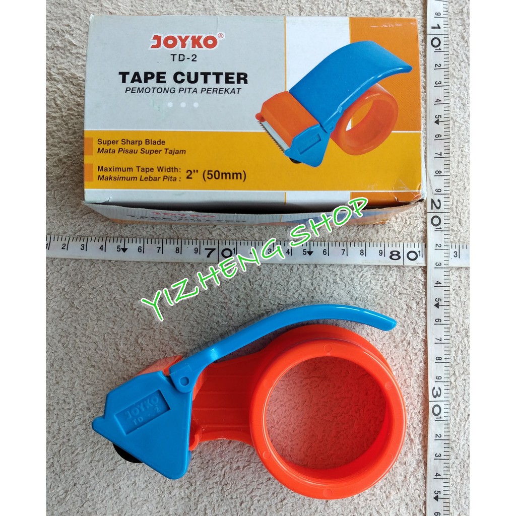 

TAPE CUTTER atau PEMOTONG LAKBAN JOYKO PLASTIK TD-2