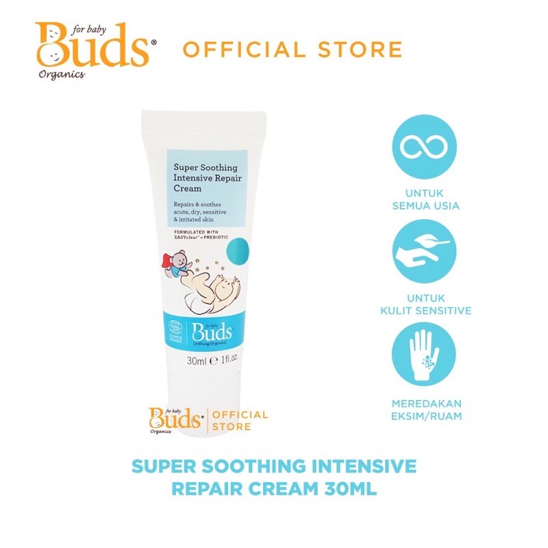 Buds Super Soothing Intensive Repair Cream 30 ml/Krim ruam