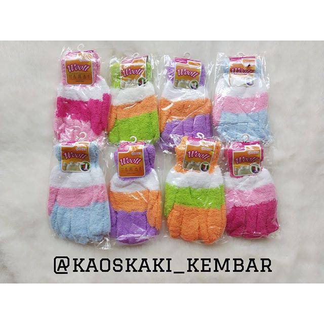 12 Pasang Sarung Tangan Wooll (Lusinan)