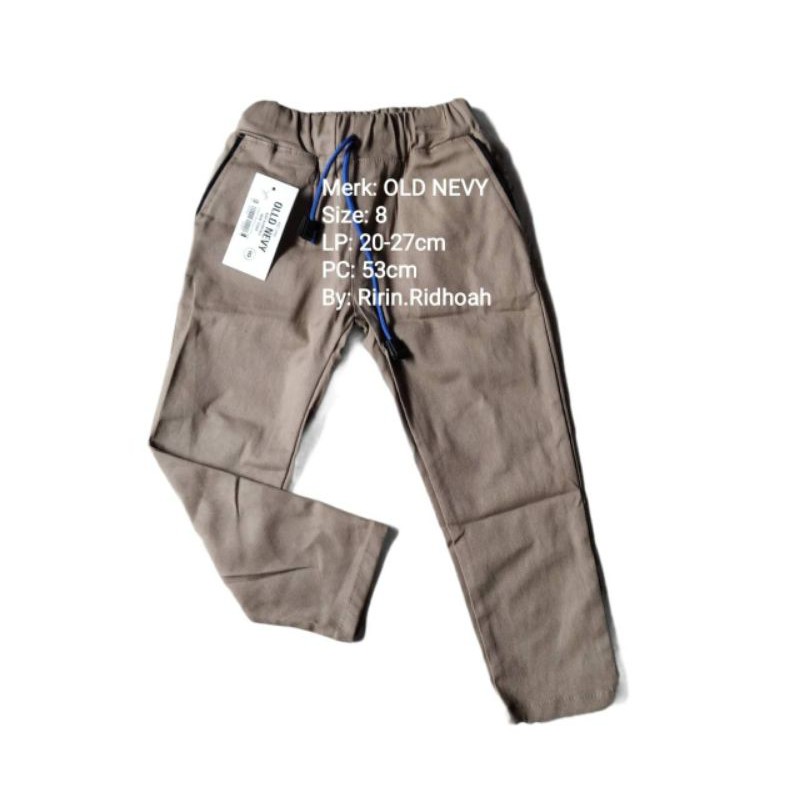 RI Store Celana Chino anak merk OLD NEVY dan Jogger adidas