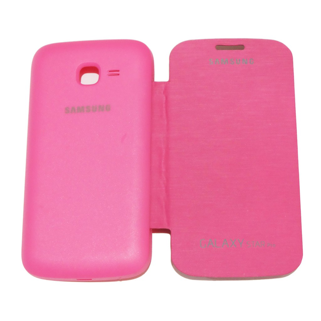 Sarung Leather Case Samsung Galaxy Star Pro / S7260 / S7262 Flipcover View / Flipcover Kulit - Colour