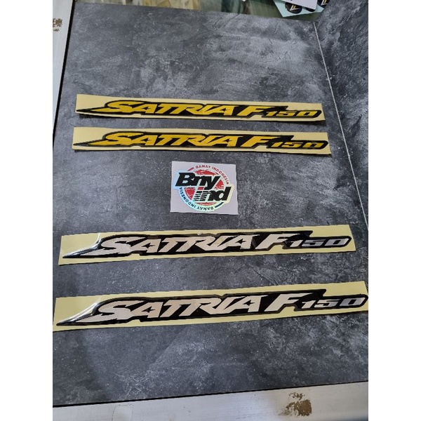 STICKER EMBLEM SATRIA F 150 TIMBUL