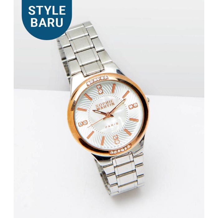 Jam tangan wanita Margaret Silver Sophie martin Paris original promo murah shopie martin