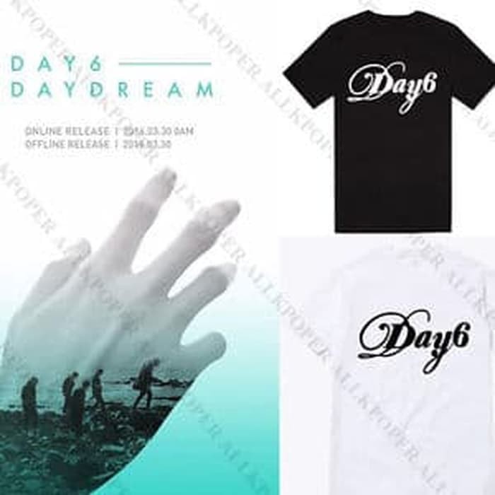 Kaos Baju Obral Combed 30S Distro DAY 6 DAY6 DAYDREAM DAY DREAM polos