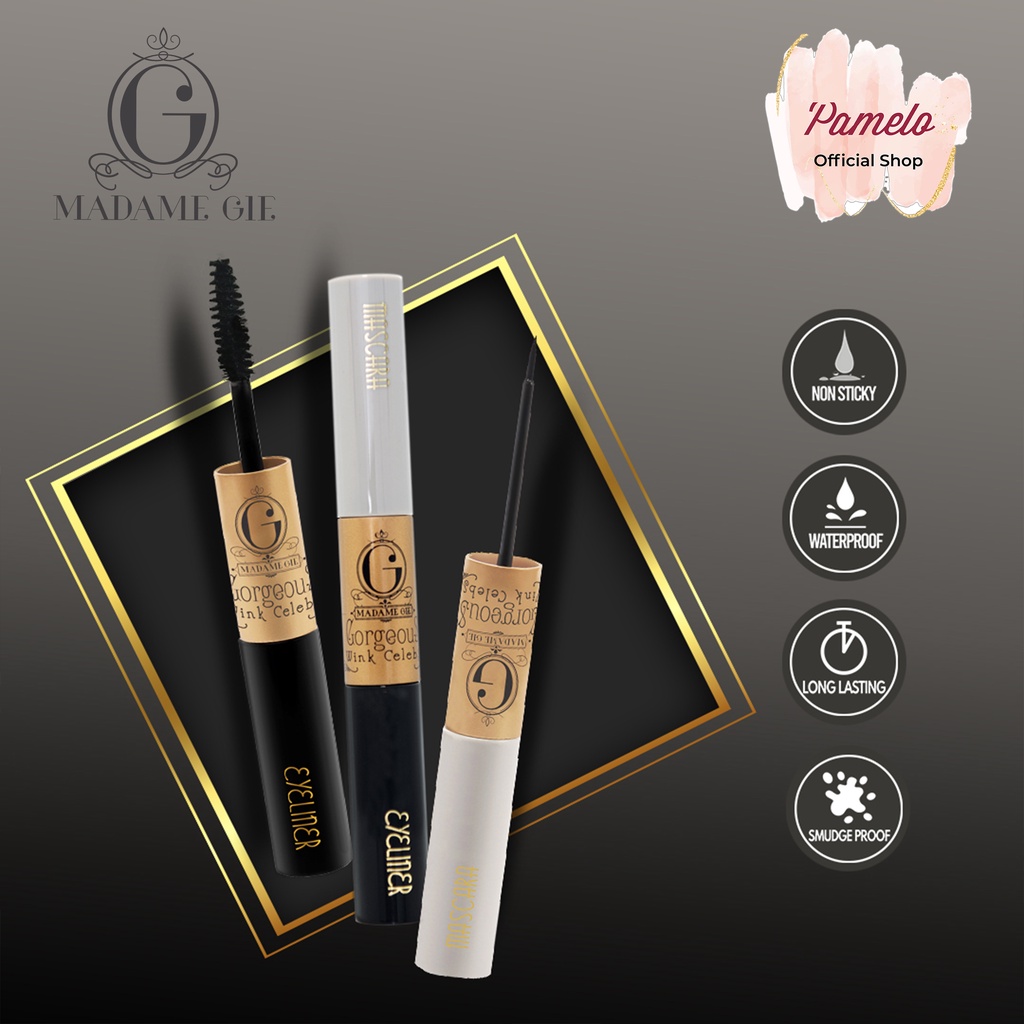 ❤️ Pamelo ❤️ Madame Gie Gorgeus Wink Celebs Mascara Eyeliner 2 in 1 - MakeUp Waterproof