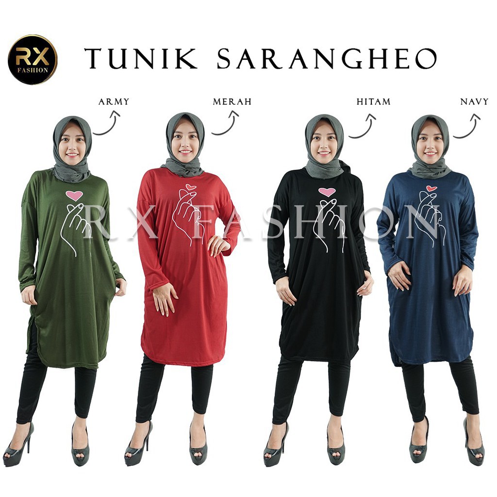 TUNIK SARANGHE / TUNIK MUSLIM FASHION ATASAN MUSLIM WANITA 1R