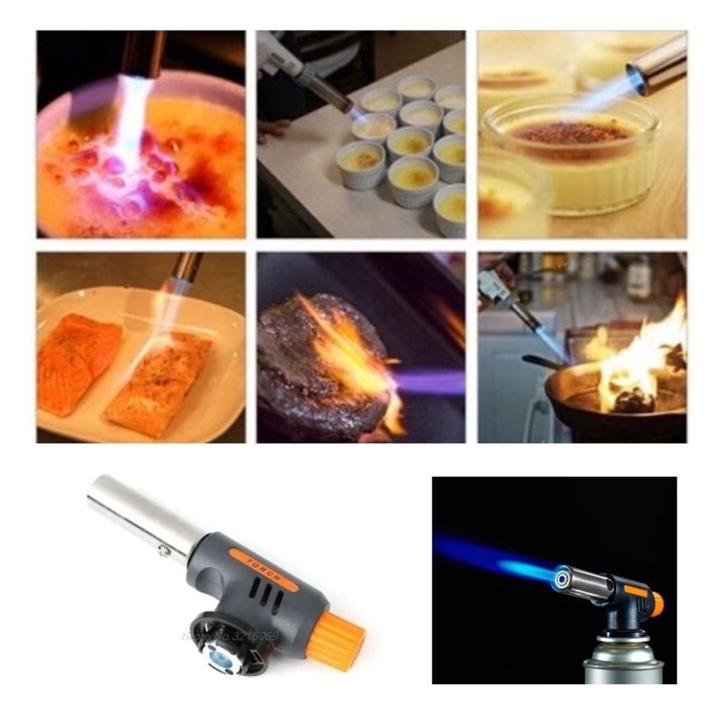 RDY Mancis Korek Torch 807 Flame Gun Portable Gas Torch Dapur Masak 807