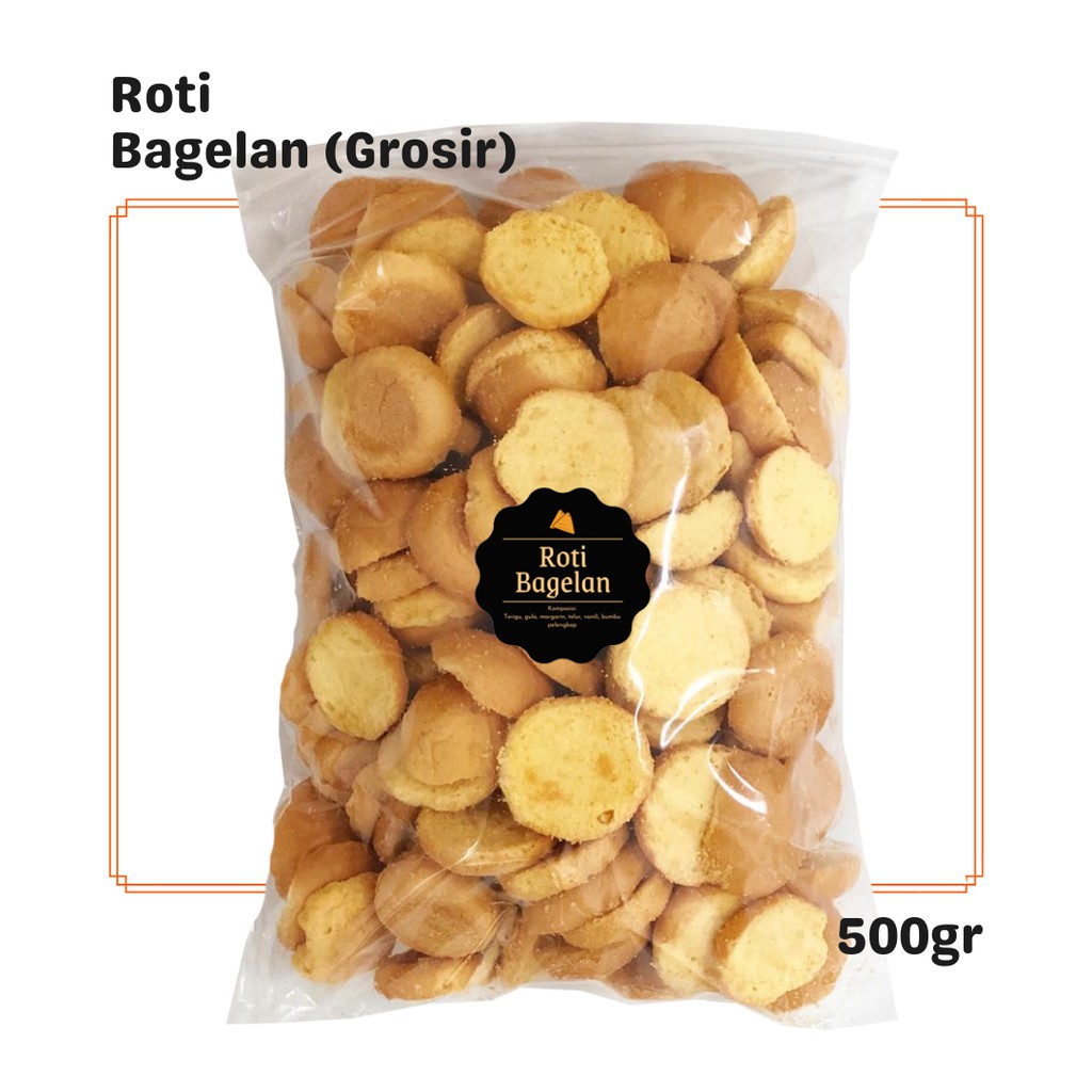 

Snack Roti Bagelan (Grosir) 500gr Jajanan Ringan / Snack Cemilan / Camilan Manis Makanan Ringan Bagelen