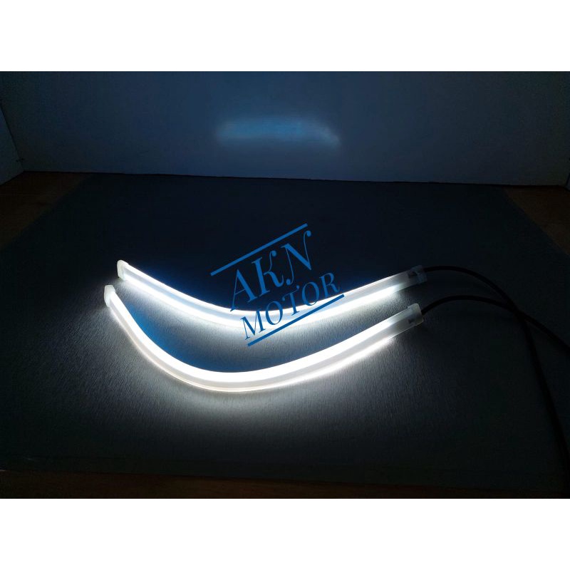 Alis lampu slim 30 cm 2 mode sien running 1set led