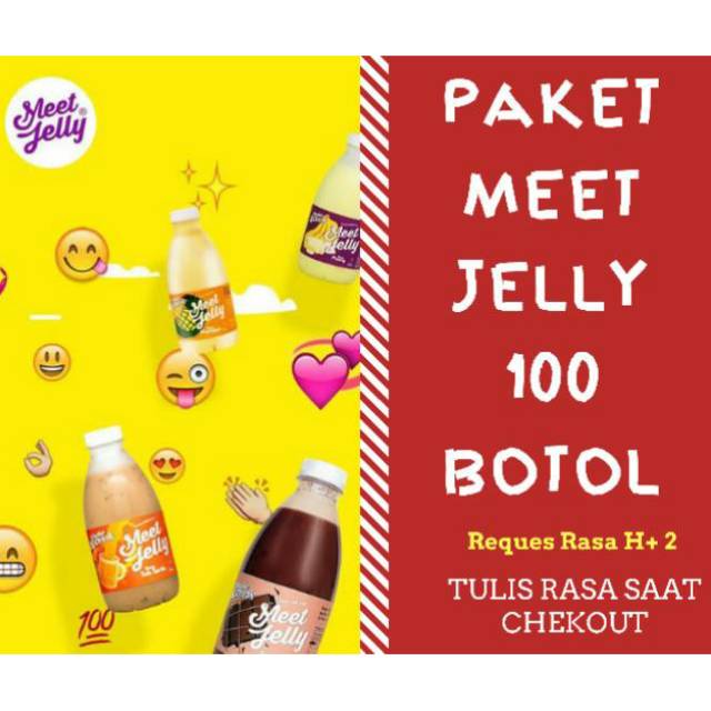 

Paket Meet Jelly isi 101 Botol