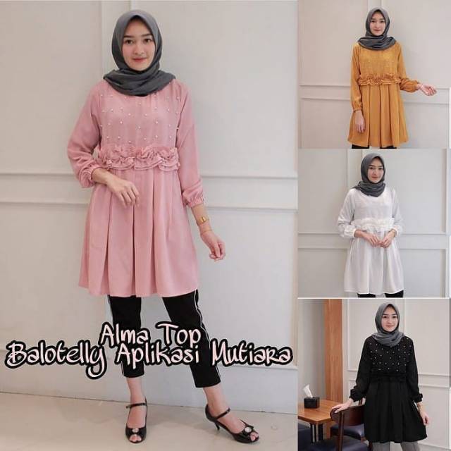 Tunik Amanda - Tunik Terbaru 2021- Tunik Kekinian-Tunik Wanita Murah- Tunik Remaja