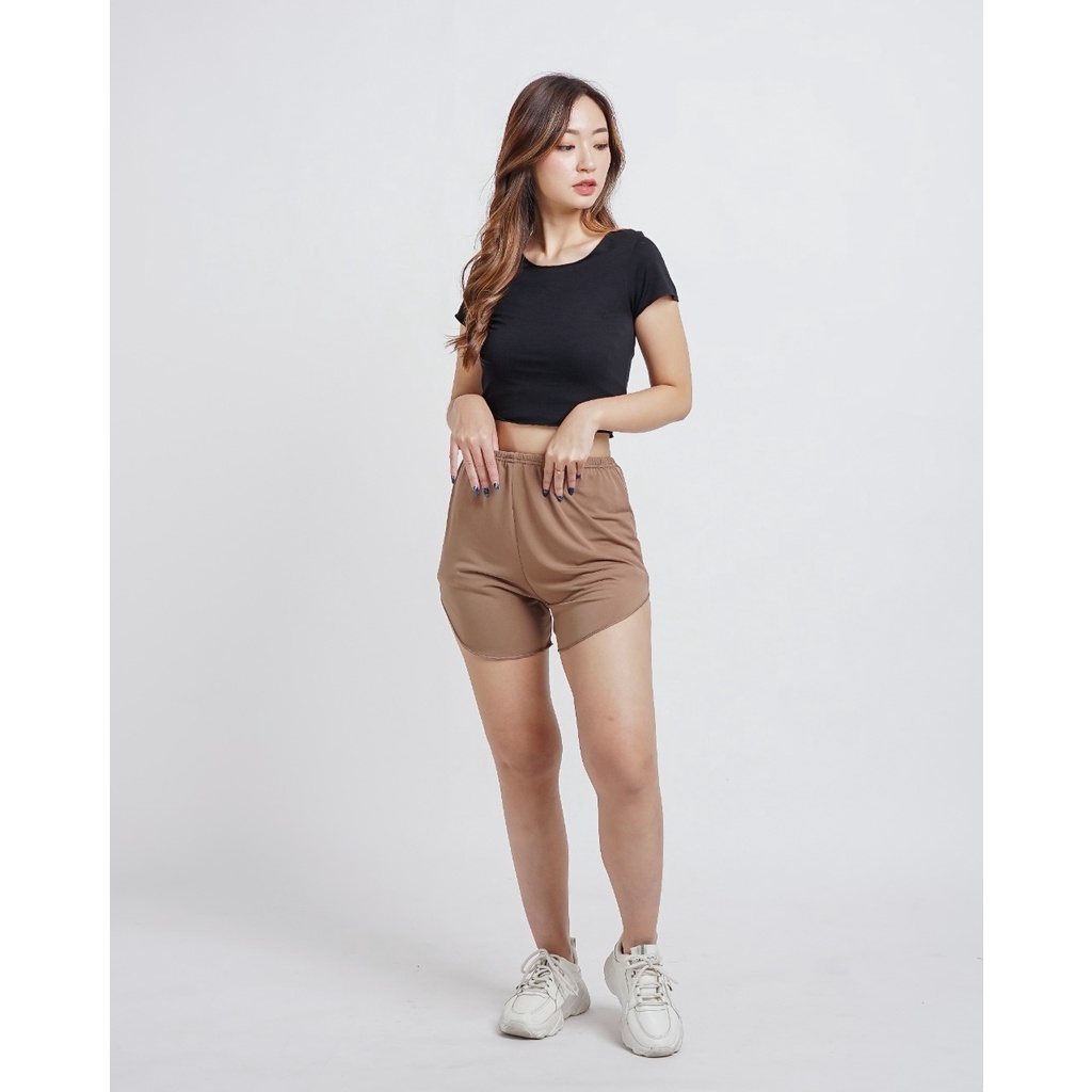 MODAVIE - LALA PANTS Celana Pendek Wanita Celana Tidur Short Pants